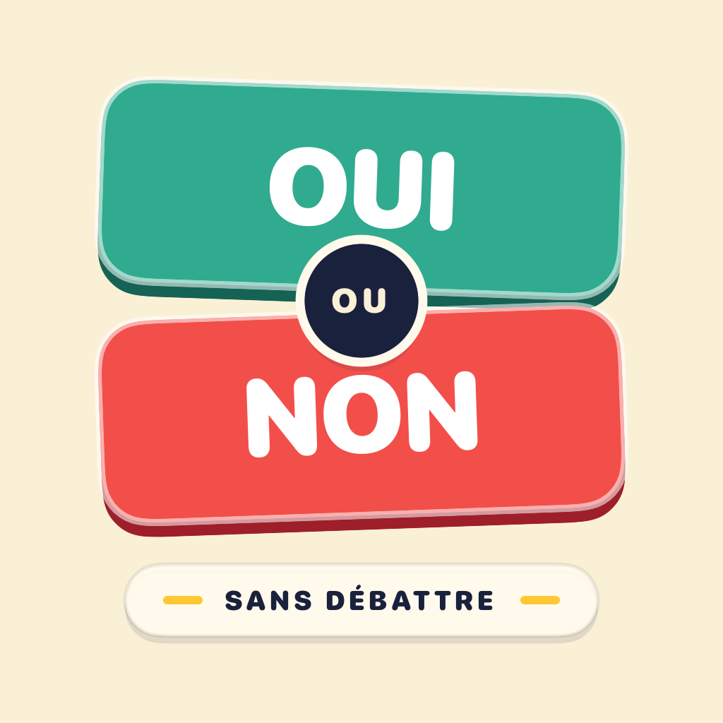 Logo Oui ou Non - Sans débattre